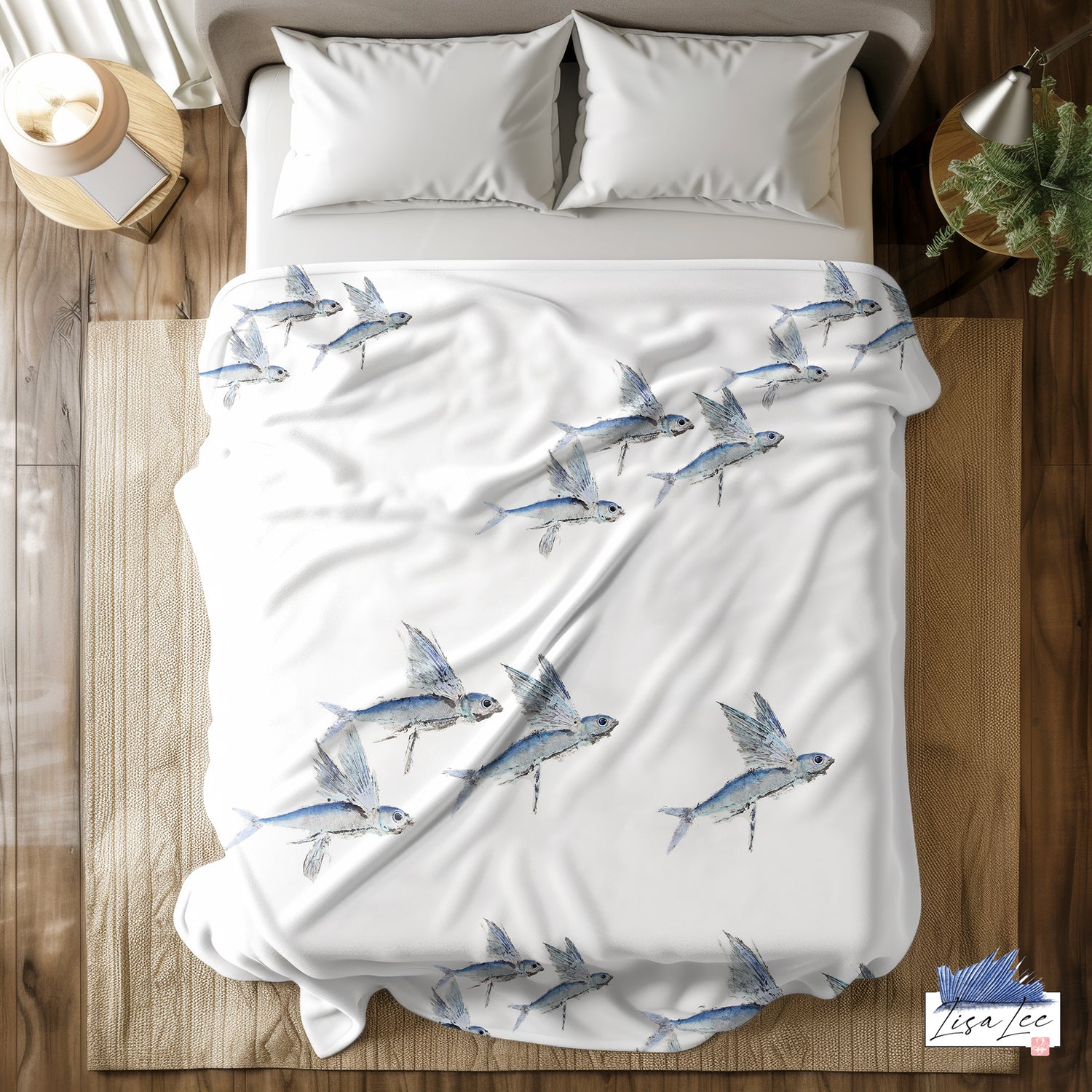 Flying Fish Sherpa Blanket